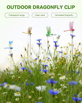 EQUELY 3D dragonfly ornament stays weather-resistant in any season