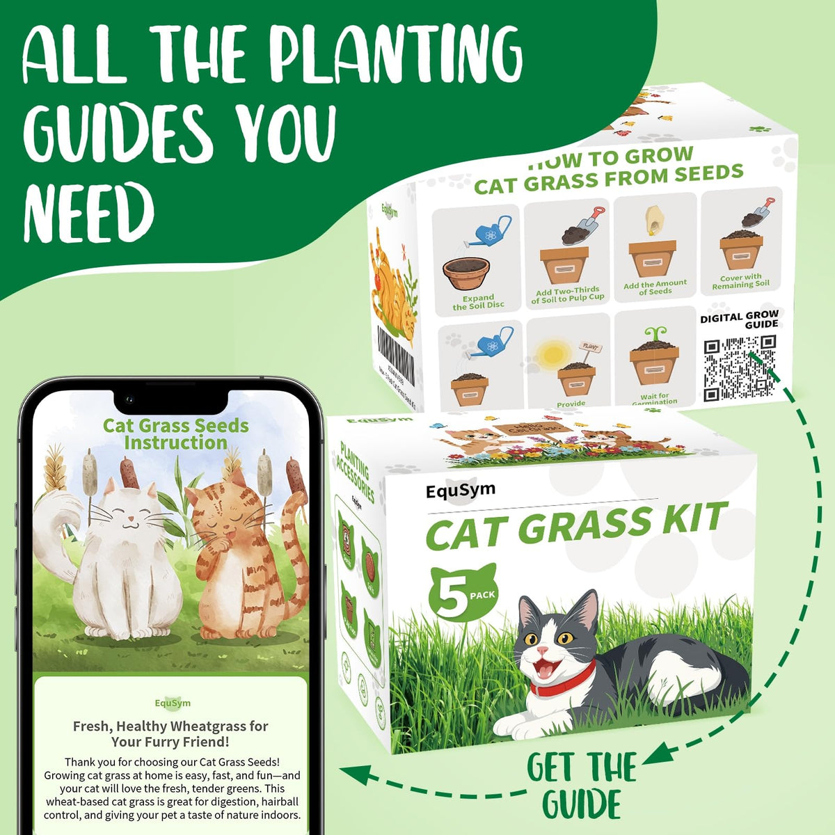 EquSym watering tips show how to keep seeds evenly moist.