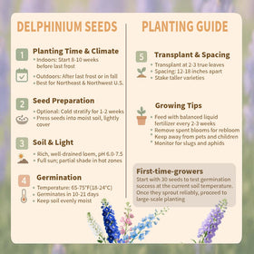 EquSym Delphinium attracts bees and butterflies, supporting pollinator activity