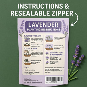 EquSym lavender seeds for dried bouquets and craft projects.