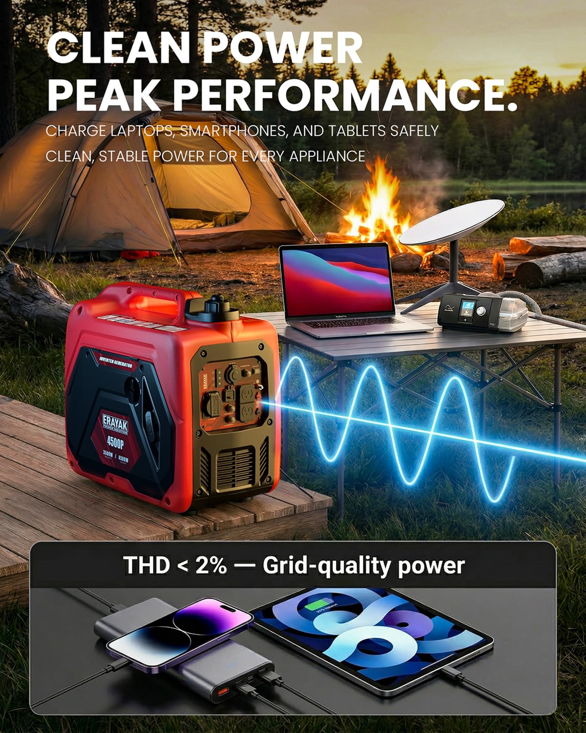 ERAYAK 4500P includes essential accessories for maintenance.