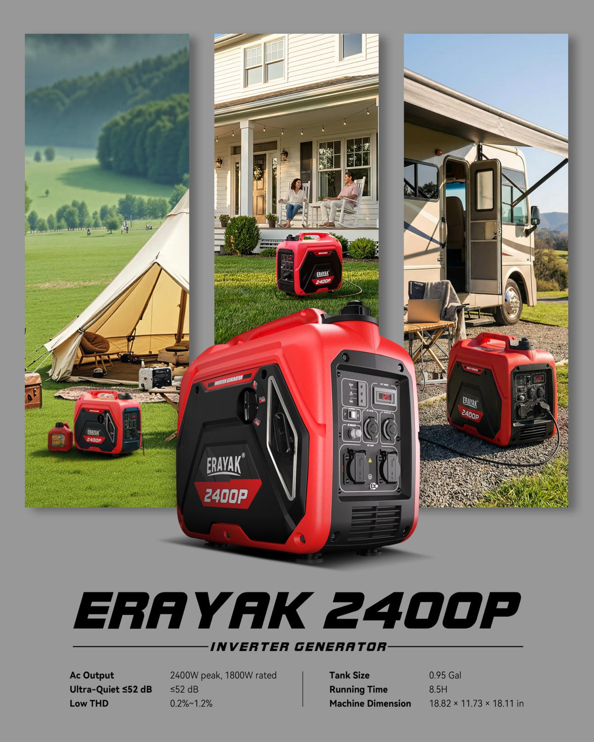 ERAYAK included accessories like oil funnel and tools for setup
