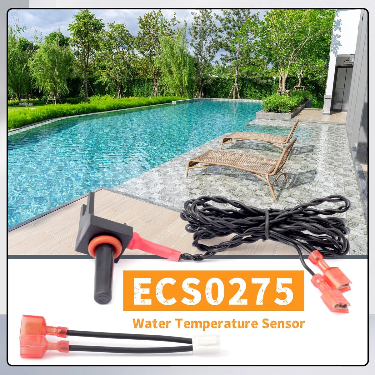 Erchon ECS0275 installed on AquaCal heat pump for reliable temperature control.