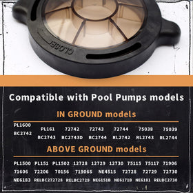 Erchon pump lid replacement simplifies maintenance with quick tool-free installation.