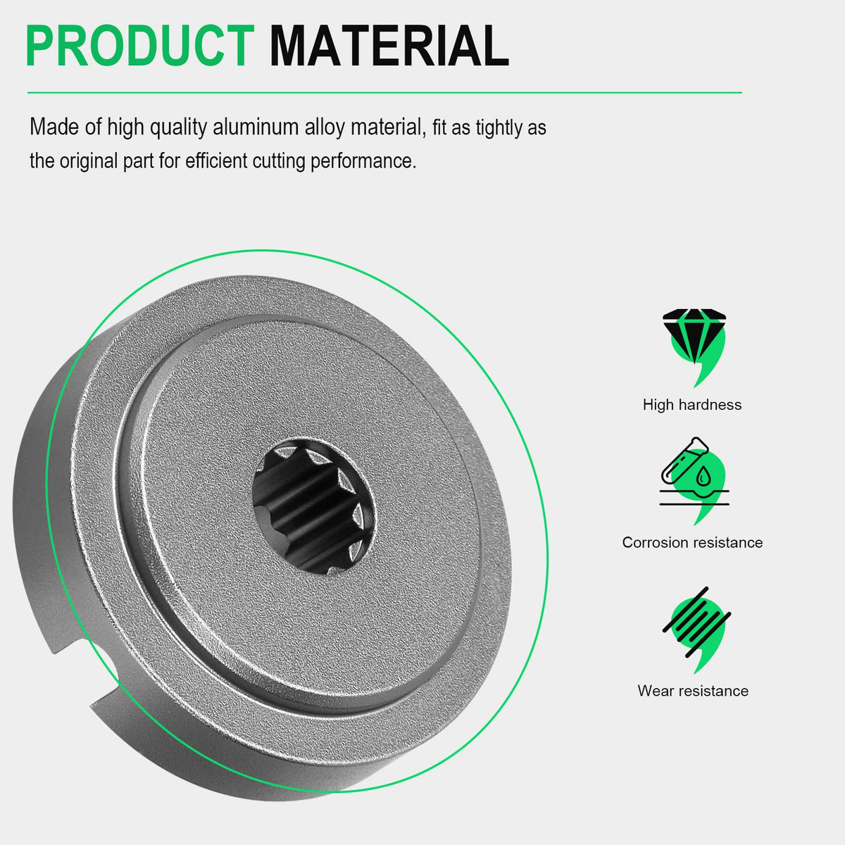 Durable aluminum alloy construction supports longevity during trimming tasks.