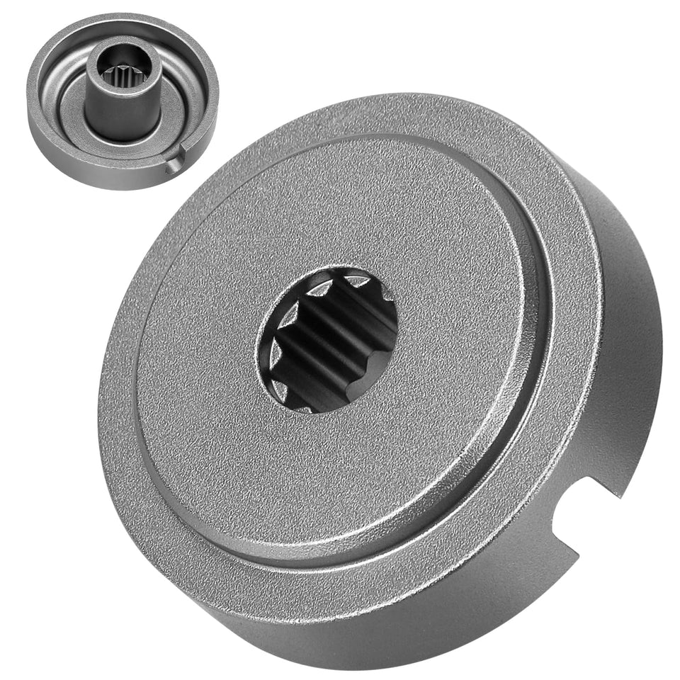 ERETOW grass trimmer adapter plate for Echo compatibility enables blade kit upgrades.