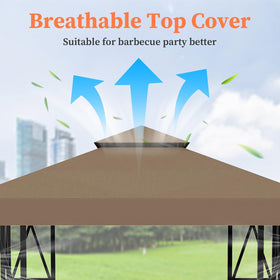 ERFEI 300D polyester fabric provides UV protection and water resistance.