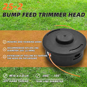 ERGIT 25-2 replacement head enables quick swaps on compatible trimmers
