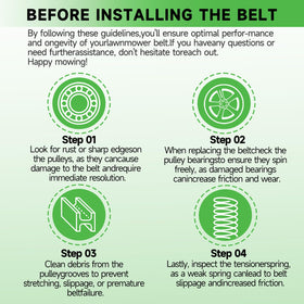 ERGIT GX20006 compatibility overview showing JD models supported by this belt.