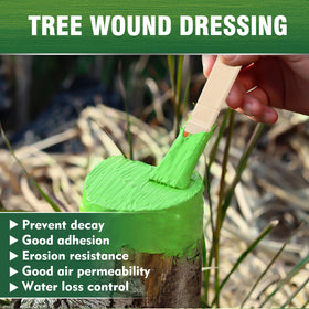 Erigathe fruit tree wound dressing protects grafts for healthier growth seasons