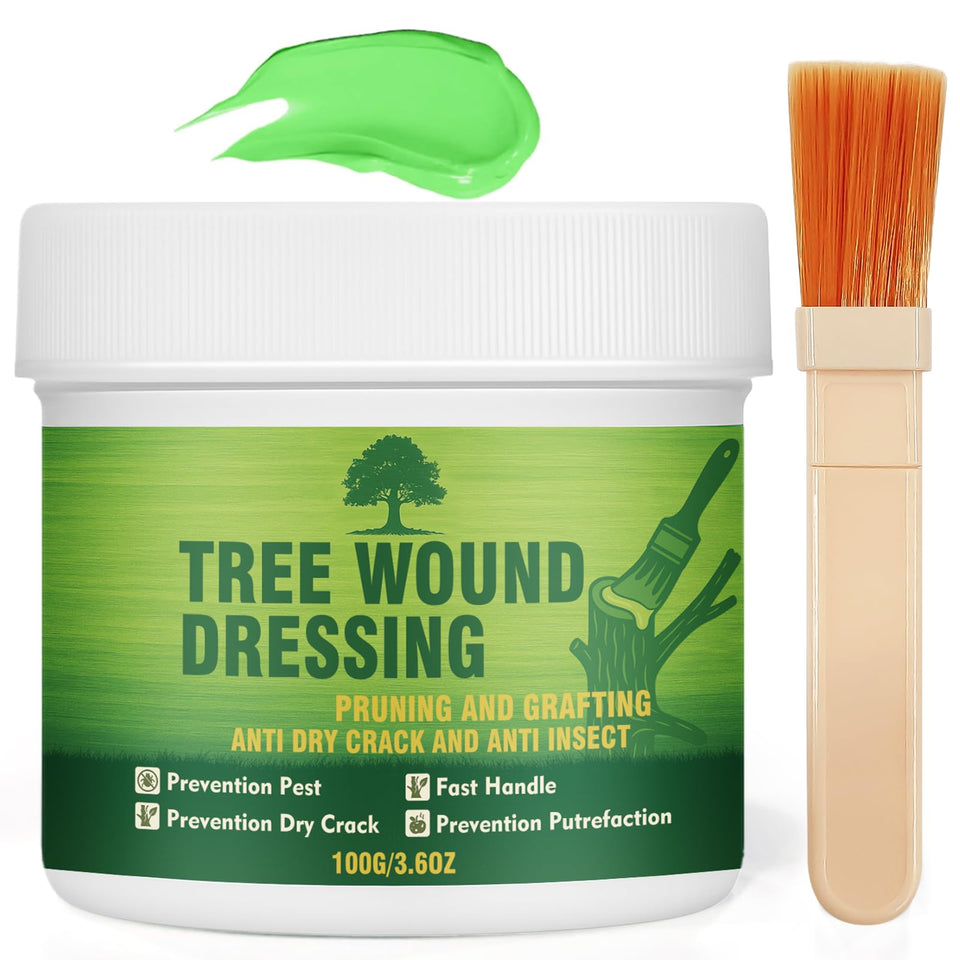 Erigathe Tree Wound Sealer brush application seals pruning cuts from moisture