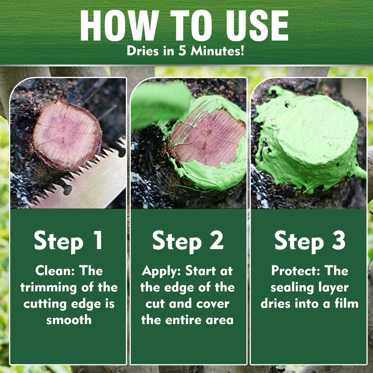 Erigathe waterproof wound sealer protects wounds against rain and dew