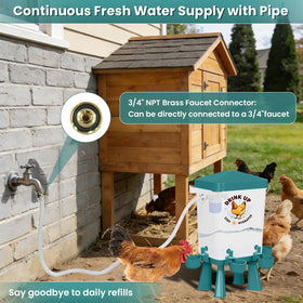 Erinaik 59-inch hose attachment enables flexible coop placement