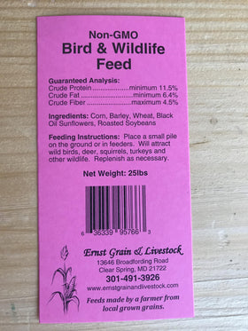 Ernst Grain & Livestock wildlife feed attracts ducks and geese