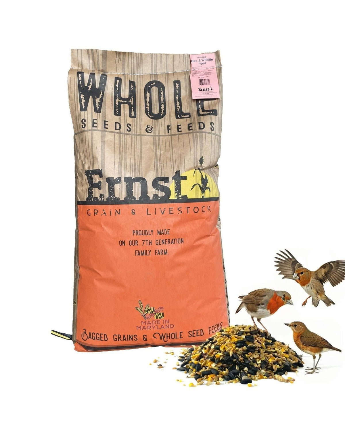 Ernst Grain & Livestock wildlife feed nourishes rabbits in gardens