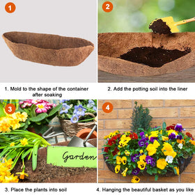 EROCK Coco Liner Trough foldable design for easy storage and setup.