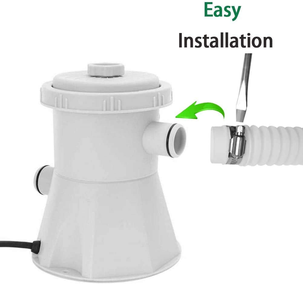 ERYEE clear PVC hose lets you monitor water flow at a glance.