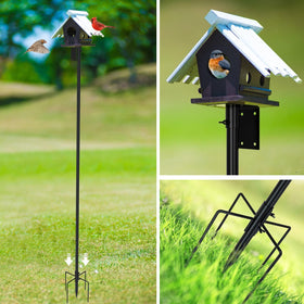 ERYTLLY adjustable hummingbird feeder stand enables height customization.