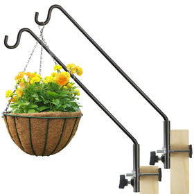 ERYTLLY bird feeder hook with 360° rotation for deck mounting