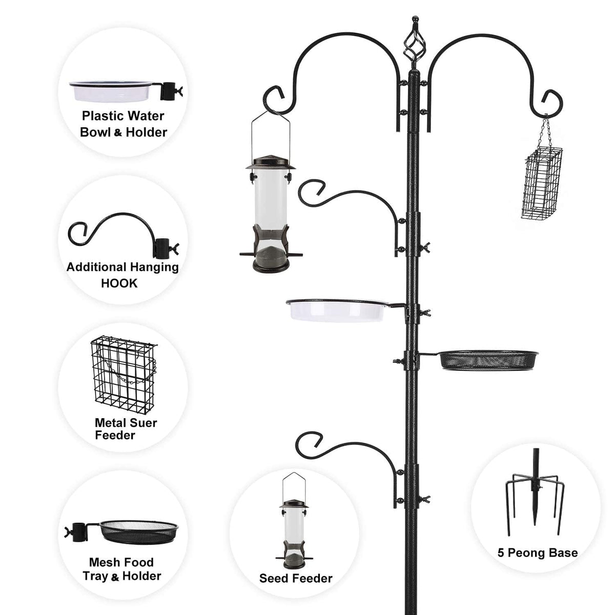 ERYTLLY Bird Feeding Station makes a thoughtful gift for nature lovers.