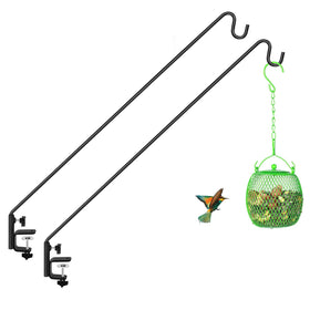 ERYTLLY deck hook with 28-inch extendable arm for easy bird feeder access.