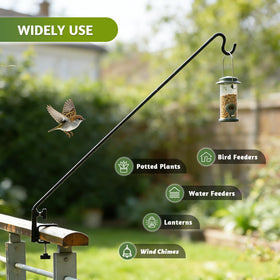 ERYTLLY deck hook with 43-inch arm provides extended reach for placement.