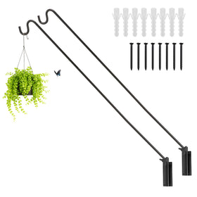 erytllly heavy-duty deck hook wall-mounted for secure bird feeder setup.