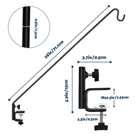 ERYTLLY wind chimes on deck hook add gentle sound.