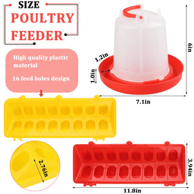 Eshylala 1L chick waterer close-up for clean hydration.