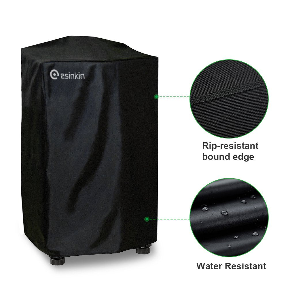 Fade-resistant finish helps maintain the cover's black color.
