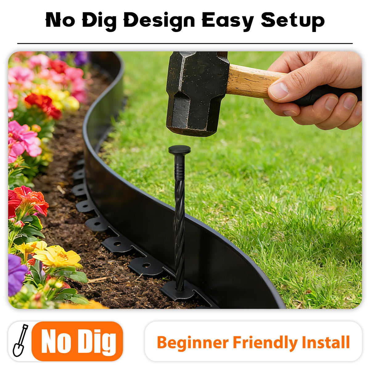 ESOHOT edging curves with your layout without cracking, keeping paths tidy.