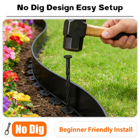 ESOHOT edging curves with your layout without cracking, keeping paths tidy.
