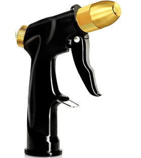 ESOW garden hose nozzle with brass head for durable watering.