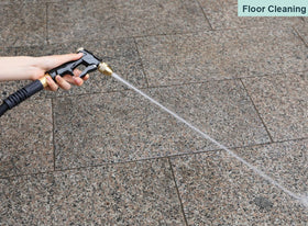 ESOW pistol-style grip delivers balance and control during chores.