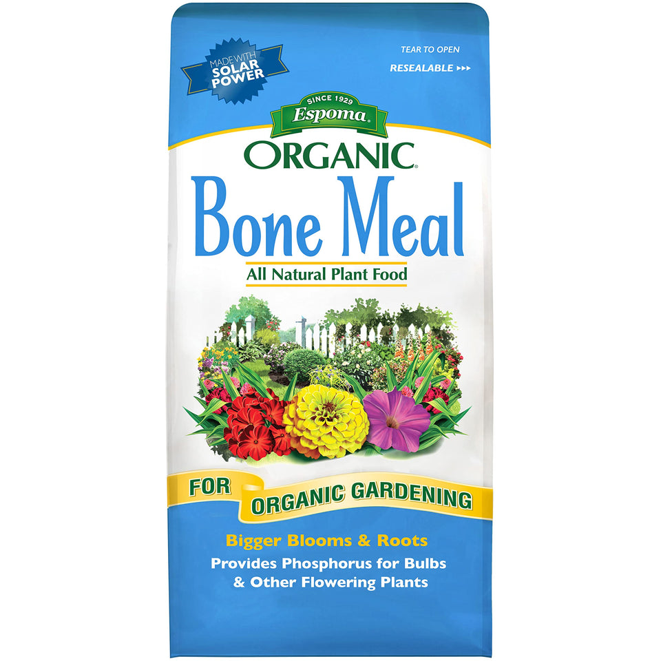 Espoma bone meal 4lb bag for organic garden nutrition of nitrogen, phosphorus, and calcium