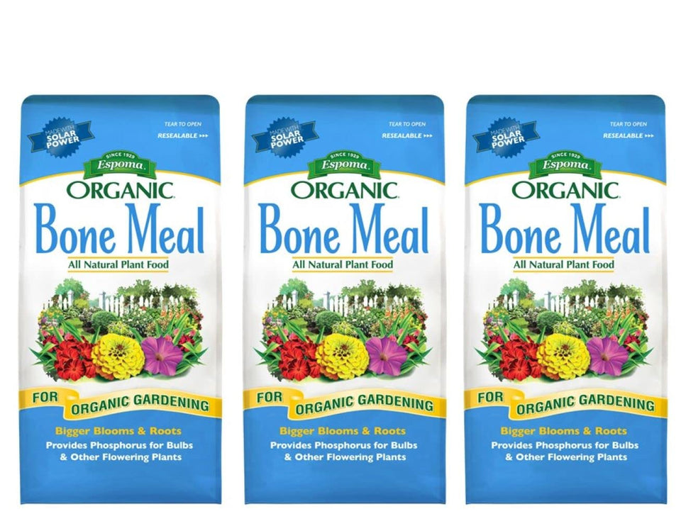 Espoma bone meal fertilizer for bulbs promotes healthy spring blooms.