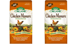 Espoma Organic Chicken Manure 3.75 lb bag, ready to use for bloom-rich flowers.