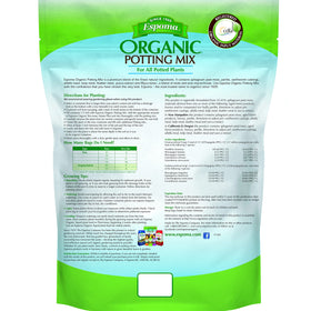Espoma potting soil closeup in hand highlights texture ideal for herbs and vegetables