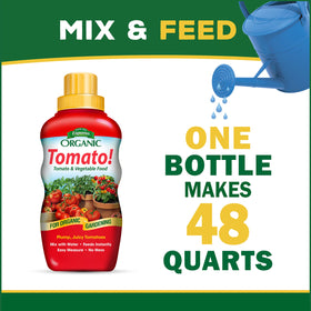 Espoma Tomato! Organic Plant Food organic certification mark supports safe gardening.