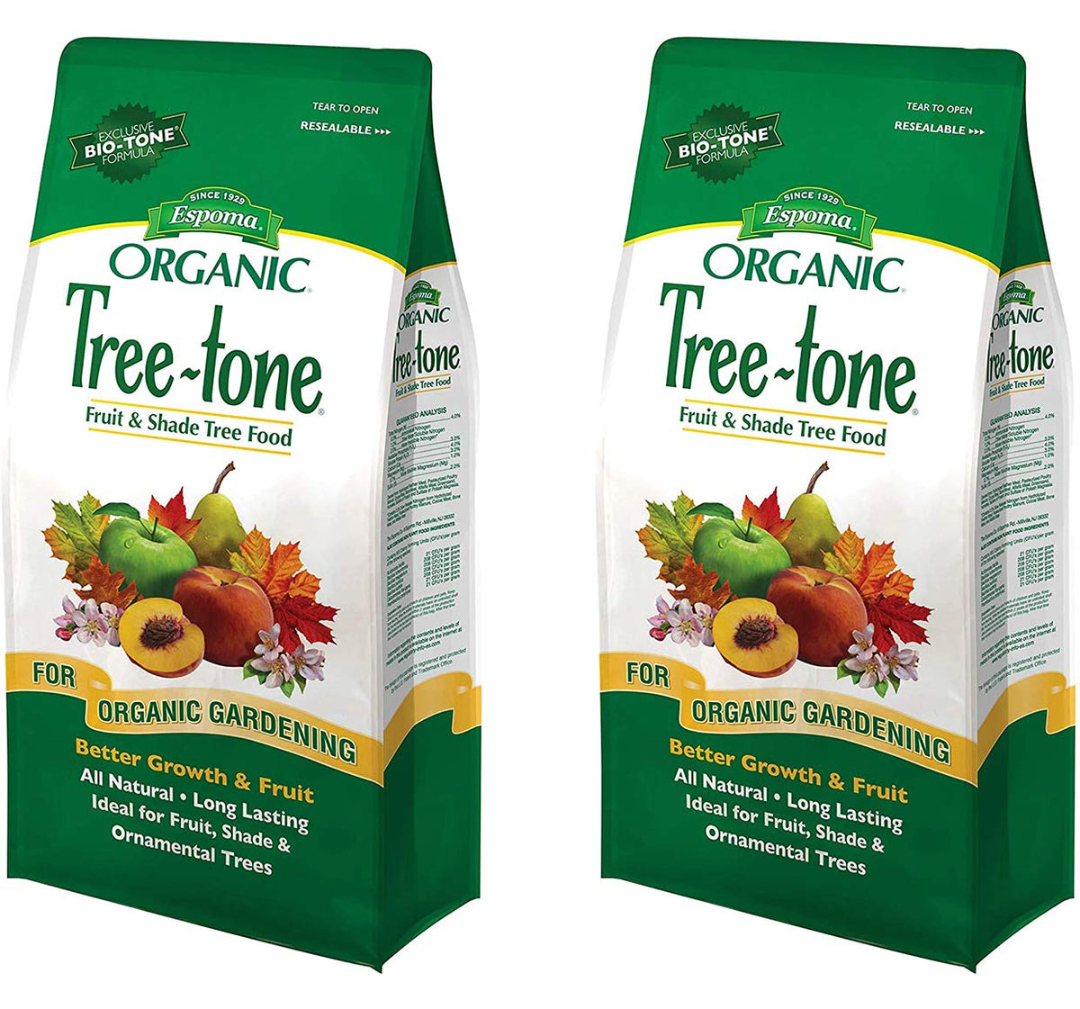 Espoma Tree-Tone 6-3-2 bag for organic feeding of fruit and shade trees