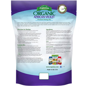 Espoma Violet! Plant Food 8oz bottle provides quick nutrition for violets.