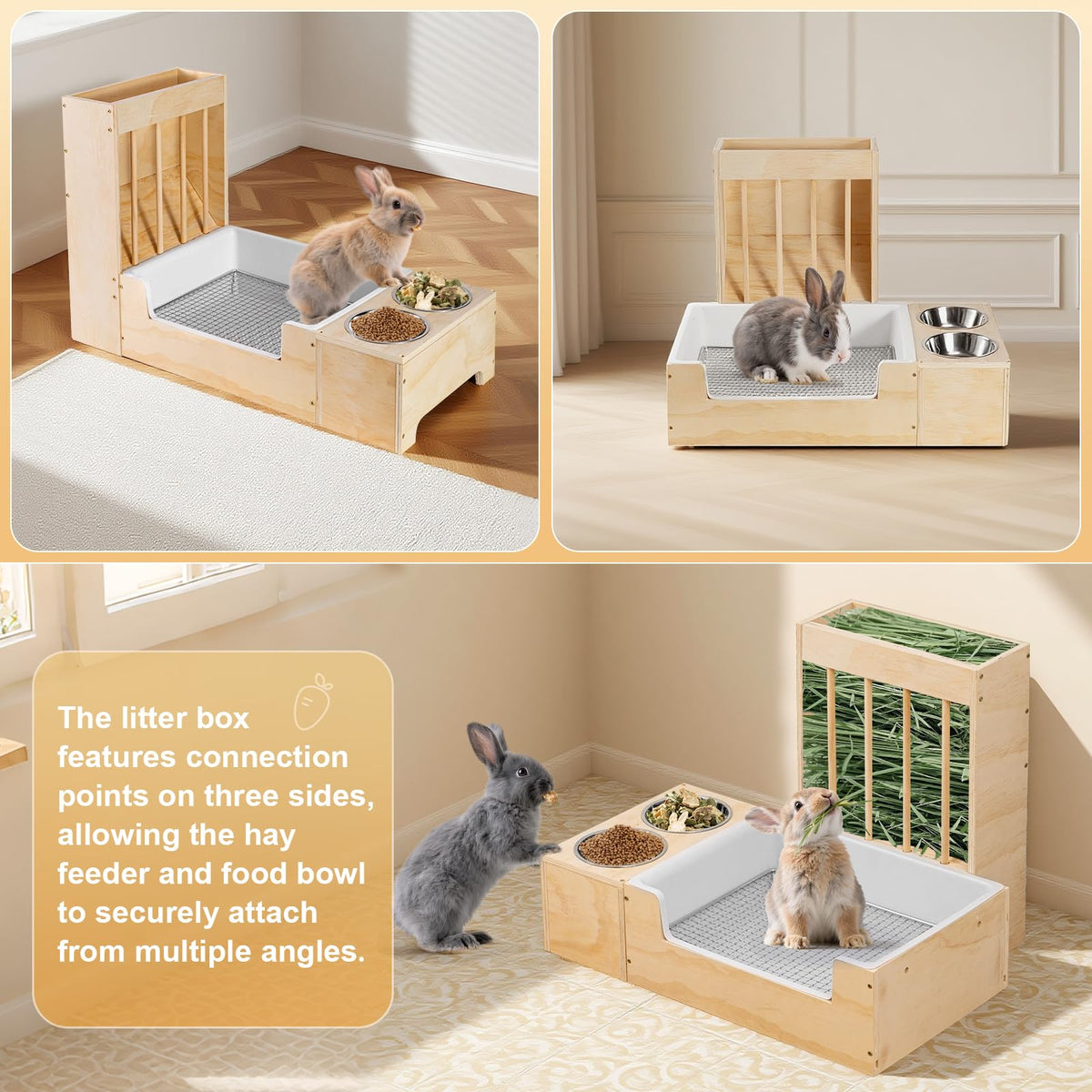 Gift-ready set for bunnies, guinea pigs, chinchillas, and hamsters