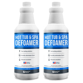 Essential Values hot tub foam eliminator bottle pour reduces suds