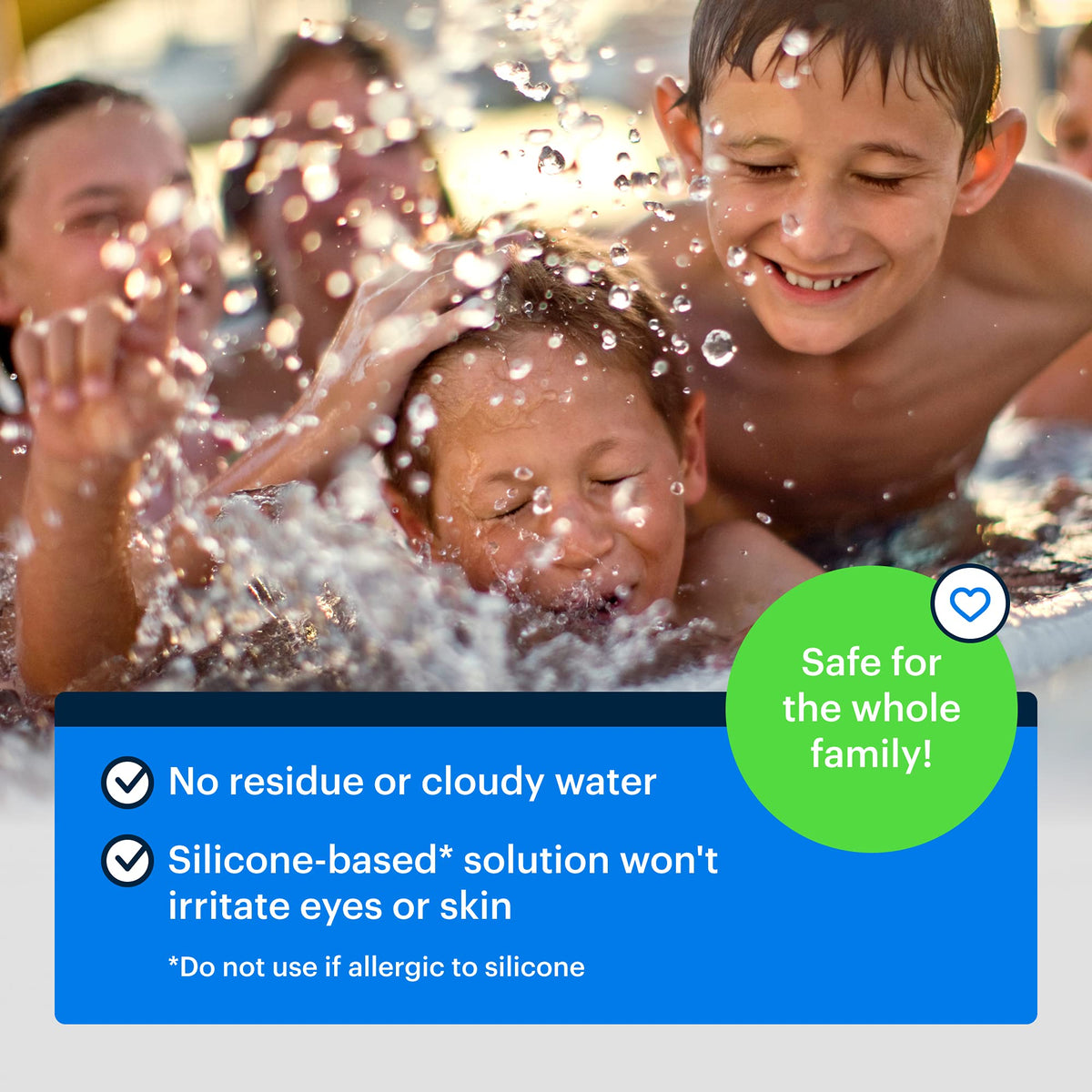 Essential Values safe chemistry spa defoamer does not alter water chemistry