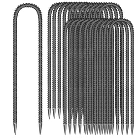 ESSFF ground stakes in a 22-piece galvanized steel set for secure outdoor anchoring.