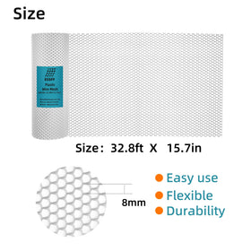 ESSFF decorative garden netting adds aesthetic while protecting poultry and pets.