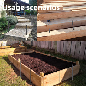 ESSFF easy-install stake works in hard or stony soil for quick anchoring.