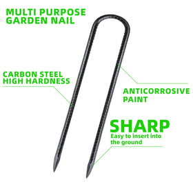 ESSFF easy installation sharp ends facilitate quick insertion into hard soil.
