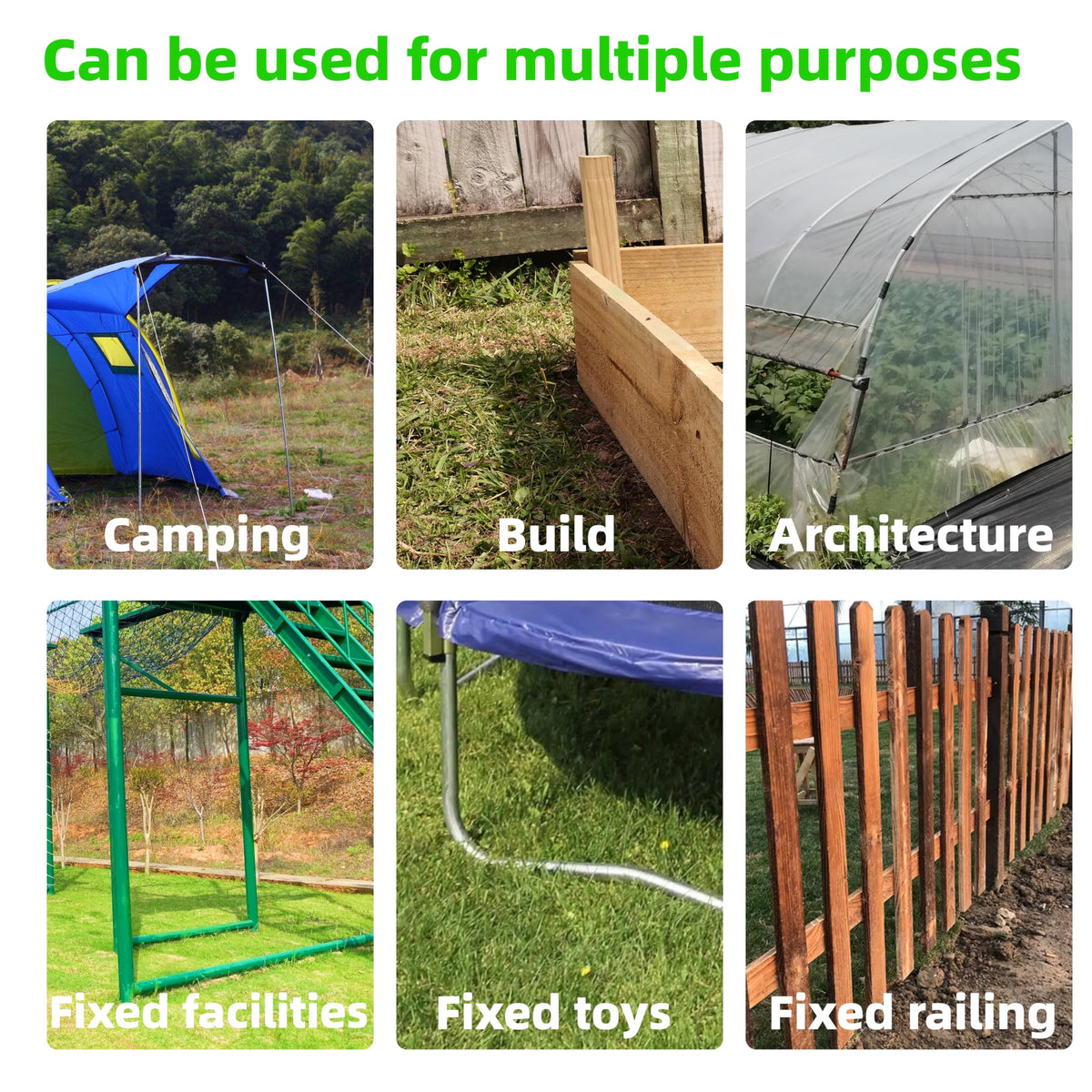 ESSFF fence-anchor stake stabilizes yard boundaries during windy days