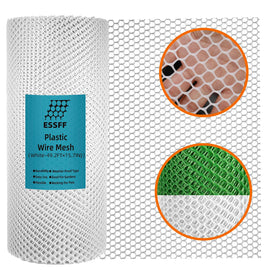 ESSFF Pet & Garden Safeguard roll of white netting for versatile fencing